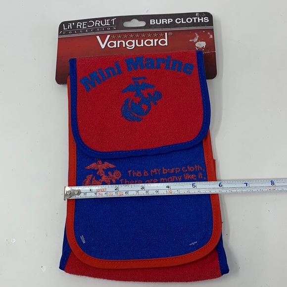 Set of 2 Burp cloths mini marine nwt by vanguard - Picture 15 of 17